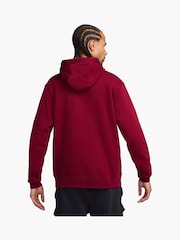 Nike Team Red / White Club Pullover Hoodie - Image 2 of 3