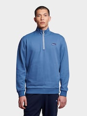 Penfield Blue Mens Relaxed Fit 100% Cotton Washed Funnel Sweatshirt - Image 1 of 8