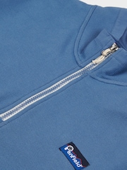 Penfield Blue Mens Relaxed Fit 100% Cotton Washed Funnel Sweatshirt - Image 8 of 8