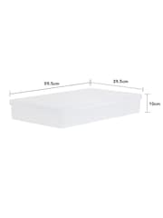 Wham Set of 2 Clear Large Organiser Boxes With 24 Divisions Bauble Box - Image 6 of 6