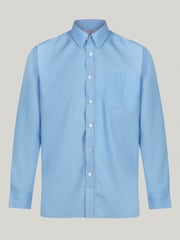 Trutex Albastru Regular Fit Mânecă Lungă 2 Pachet Cămăși școlare - Image 2 of 7