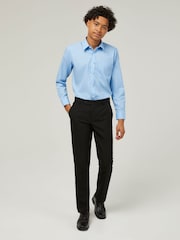 Trutex Albastru Regular Fit Mânecă Lungă 2 Pachet Cămăși școlare - Image 6 of 7