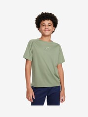 Nike Oil Green Dri-FIT Multi + Training T-Shirt - Image 1 of 3