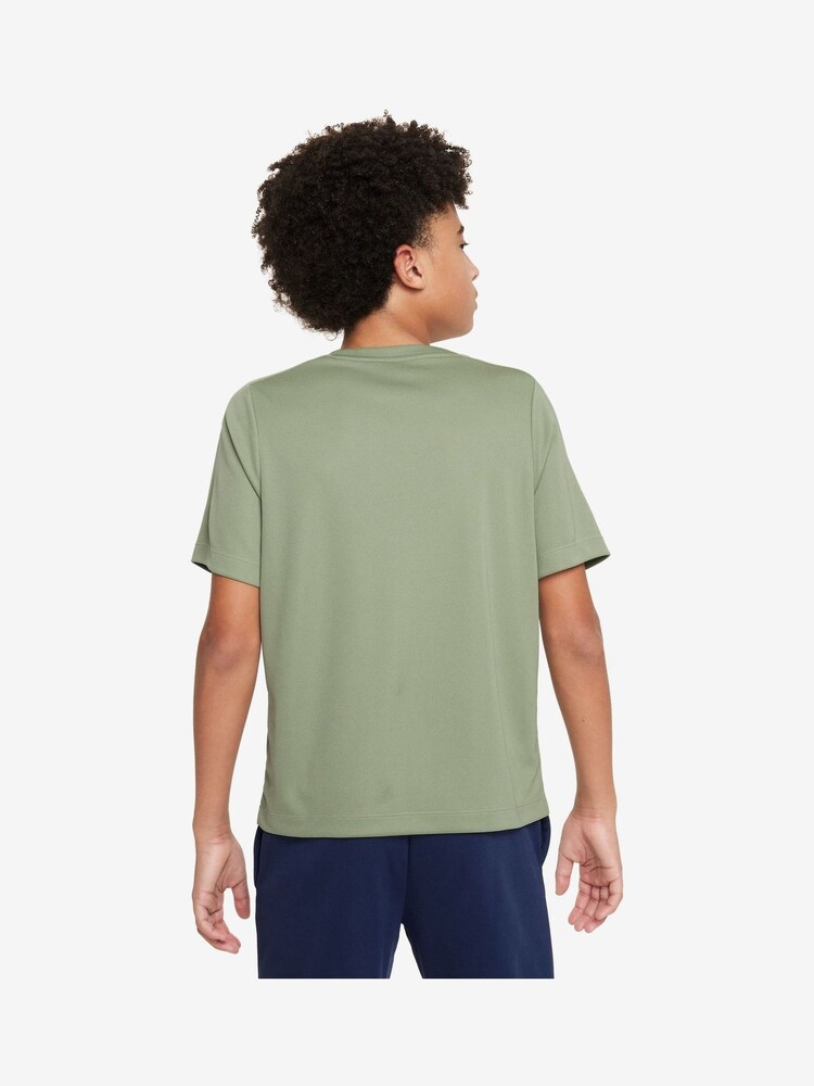Nike Oil Green Dri-FIT Multi + Training T-Shirt - Image 2 of 3
