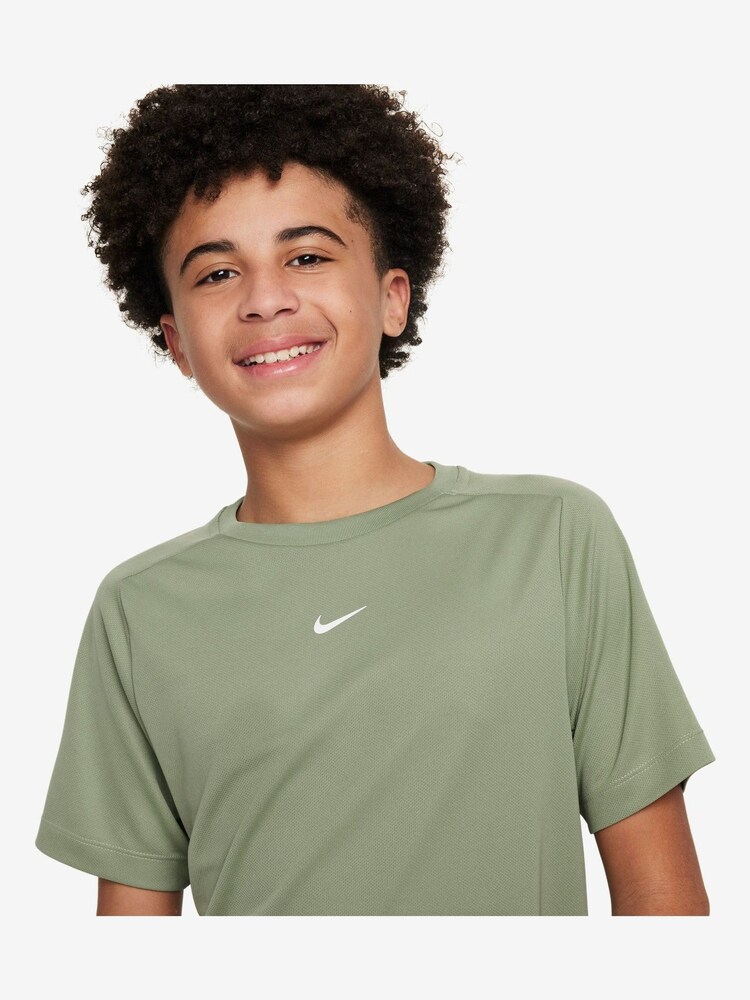 Nike Oil Green Dri-FIT Multi + Training T-Shirt - Image 3 of 3