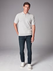 Blue Dark Washed Skinny Fit Classic Stretch Jeans - Image 1 of 10