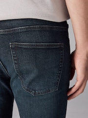 Blue Dark Washed Skinny Fit Classic Stretch Jeans - Image 4 of 10