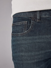 Blue Dark Washed Skinny Fit Classic Stretch Jeans - Image 5 of 10