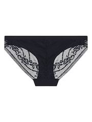 Tommy Hilfiger Blue Lace Detail Thong - Image 4 of 4