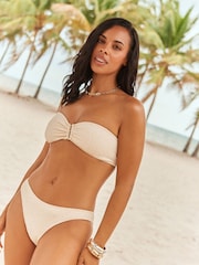 Rochelle Humes Ecru High Leg Bikini Bottoms - Image 2 of 3