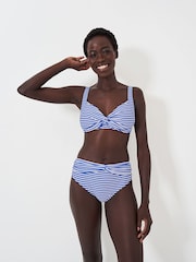 Crew Clothing Blue Twist Bikini Bottoms - Image 3 of 3