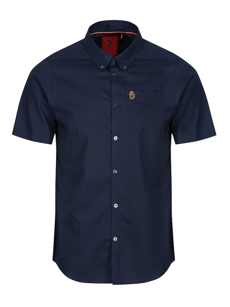 Luke 1977 Blue 100% Cotton Ironbridge Shirt - Image 1 of 4