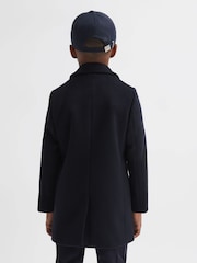 Reiss Navy Gable 9-13 yrs Single Breasted Overcoat - Image 5 of 6