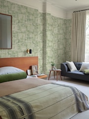 Graham & Brown Green Reecho Wallpaper - Image 1 of 3