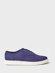 Crew Clothing Laced Canvas Oxford Trainer - Image 3 of 5