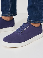 Crew Clothing Laced Canvas Oxford Trainer - Image 5 of 5