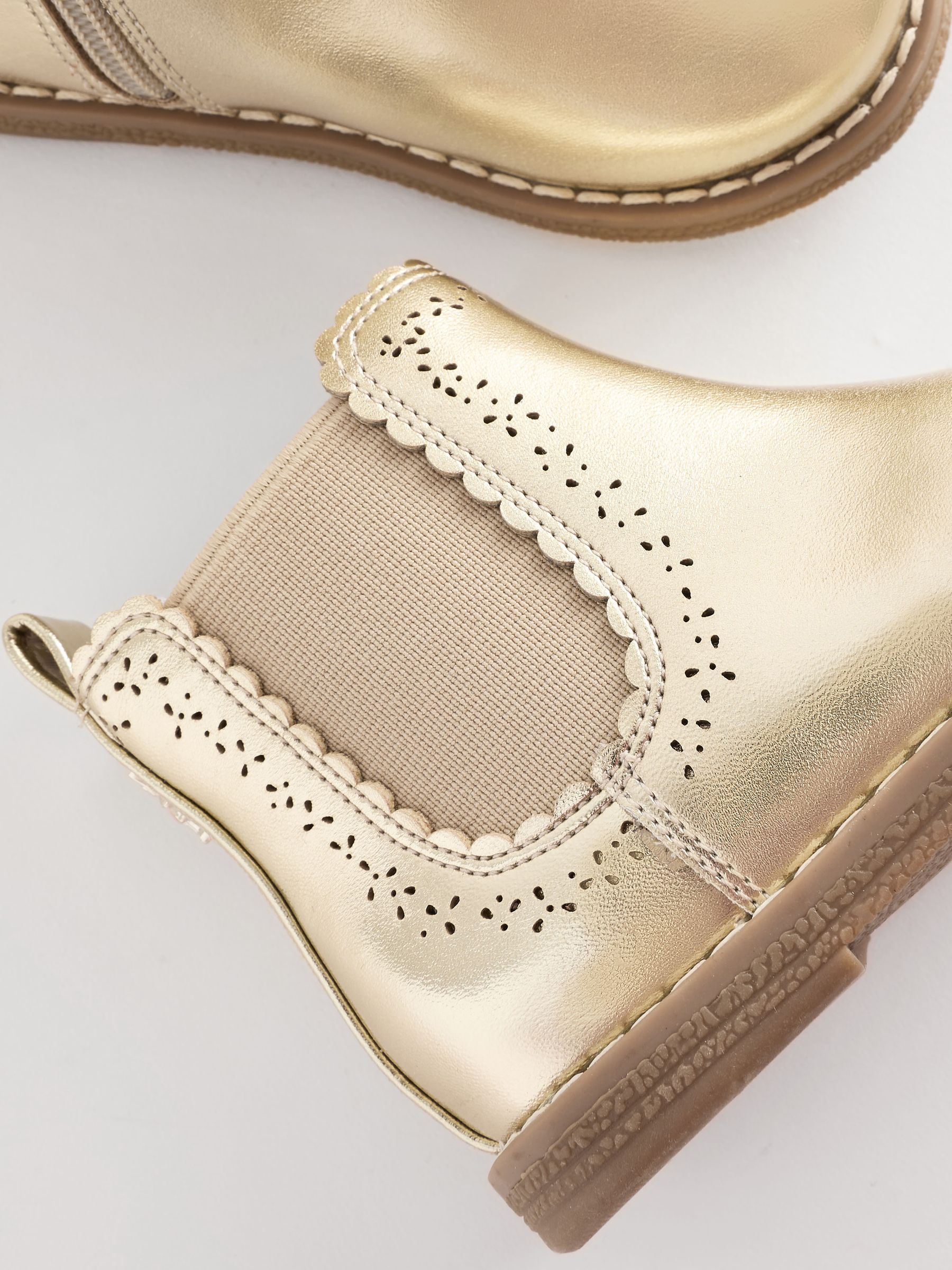 Gold chelsea boots womens online