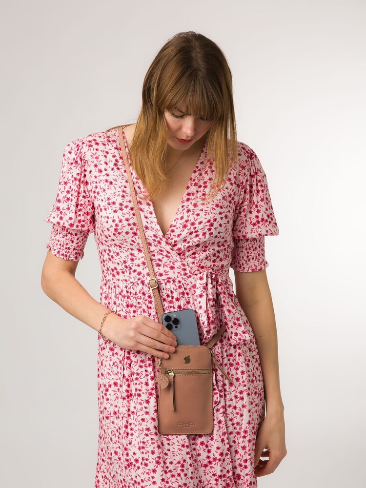 Conkca Bambino Leather Cross-Body Phone Bag - Image 1 of 8