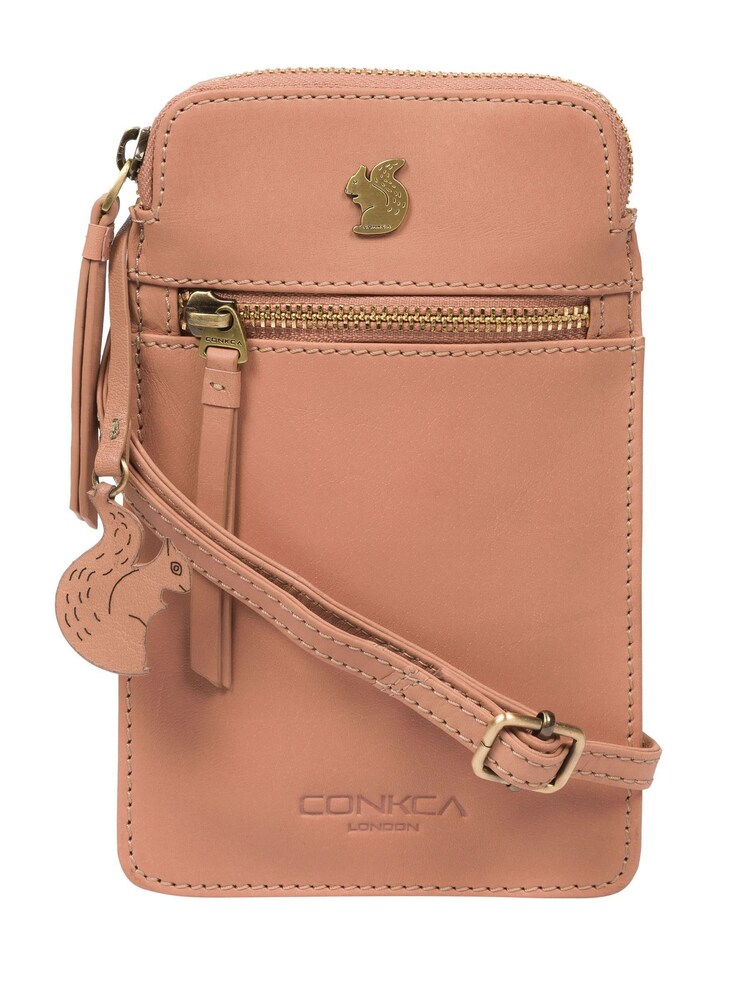 Conkca Bambino Leather Cross-Body Phone Bag - Image 4 of 8