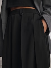 Black Pleated Midi Skirt - Image 5 of 8