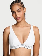 Victoria's Secret White Logo Bralette - Image 1 of 2