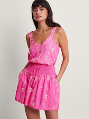 Monsoon Pink Kiran Embroidered Camisole - Image 3 of 5