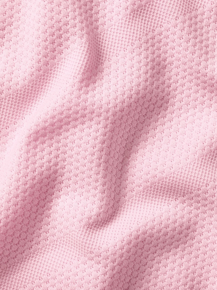 Charles Tyrwhitt Pink Cool Popcorn 100% Cotton Polo Shirt - Image 6 of 6