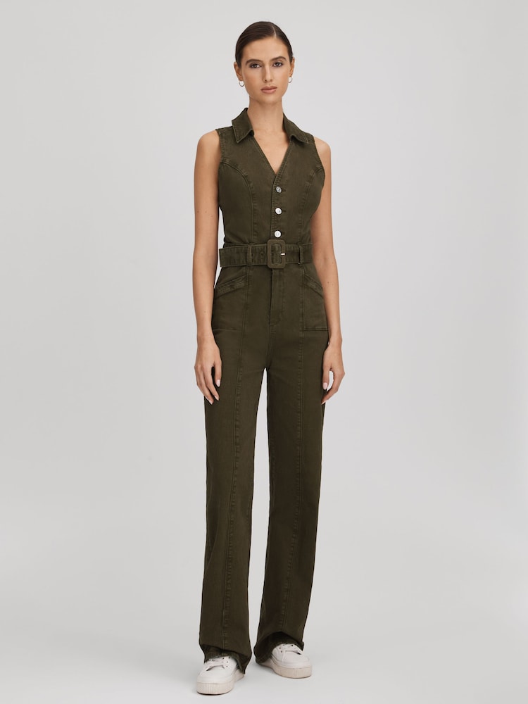 Oliva - Paige Denim Jumpsuit - Imagen 1 de 6