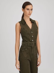 Oliva - Paige Denim Jumpsuit - Imagen 3 de 6