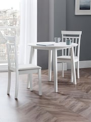 Julian Bowen White Coast Dining Chairs Set Of 2 - Image 14 of 17