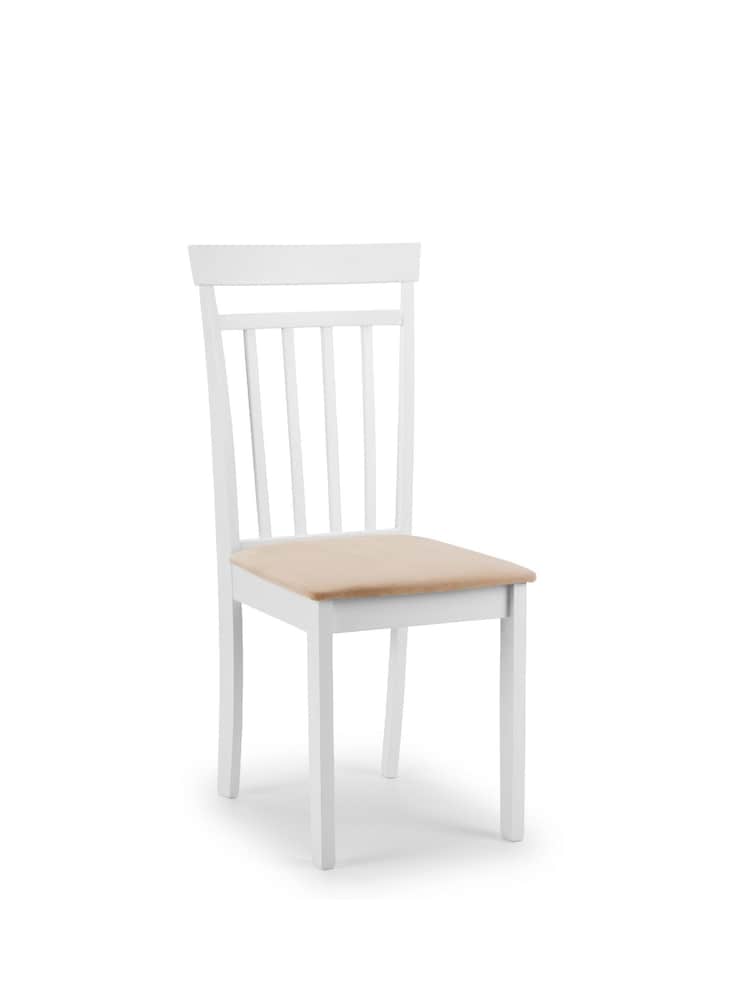 Julian Bowen White Coast Dining Chairs Set Of 2 - Image 9 of 9