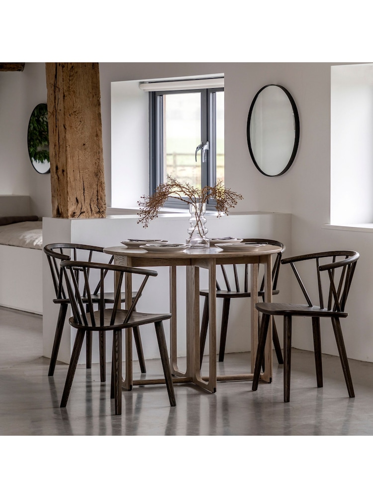 Gallery Home Brown Neston Folding Dining Table - Image 1 of 7