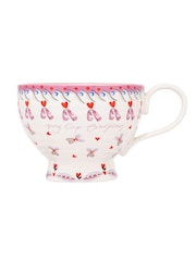 Cath Kidston Set of 4 Pink Hug Mugs - Image 3 of 4
