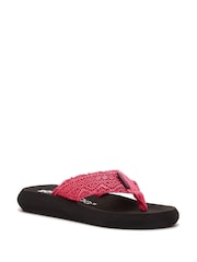 Rocket Dog 100% Cotton Spotlight Lima Crochet Fabric Sandals - Image 3 of 5