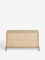 Jasper Conran London Whitewashed Oak Aden Wide Wide Chest of Drawers - Image 7 of 8