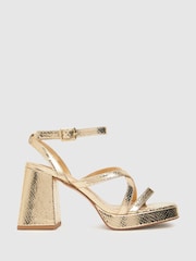 Schuh Star Strappy Platform Heels - Image 1 of 4