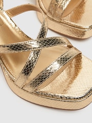 Schuh Star Strappy Platform Heels - Image 3 of 4