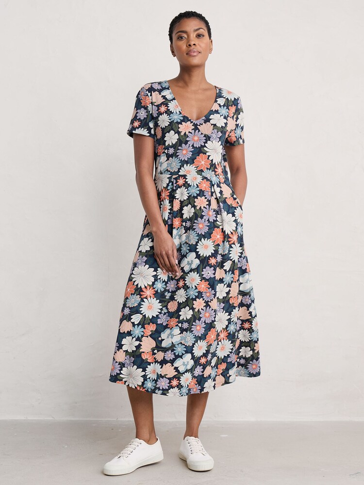 Seasalt Cornwall Kort ärm Helena Klänning - Bild 1 av 1 Seasalt Cornwall Kort ärm Helena Klänning - Bild 1 av 1