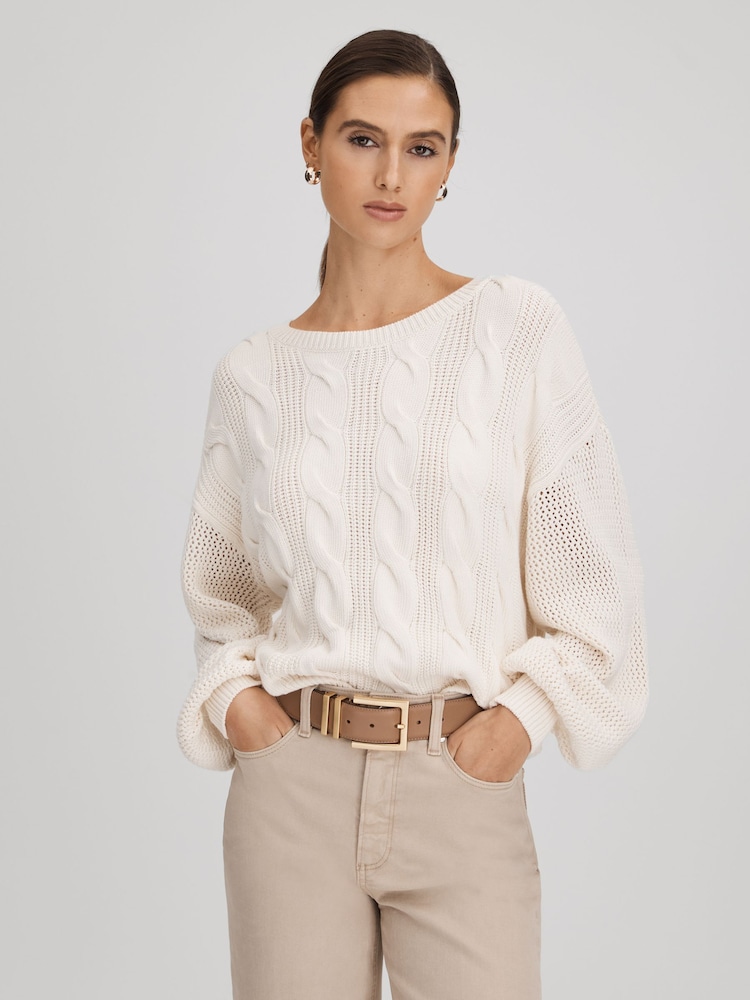 Paige Cotton Blend Knitted Jumper - Image 1 of 7