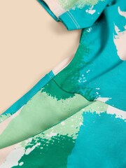 White Stuff Green Ria Jersey Shirt Dress - Image 7 of 7