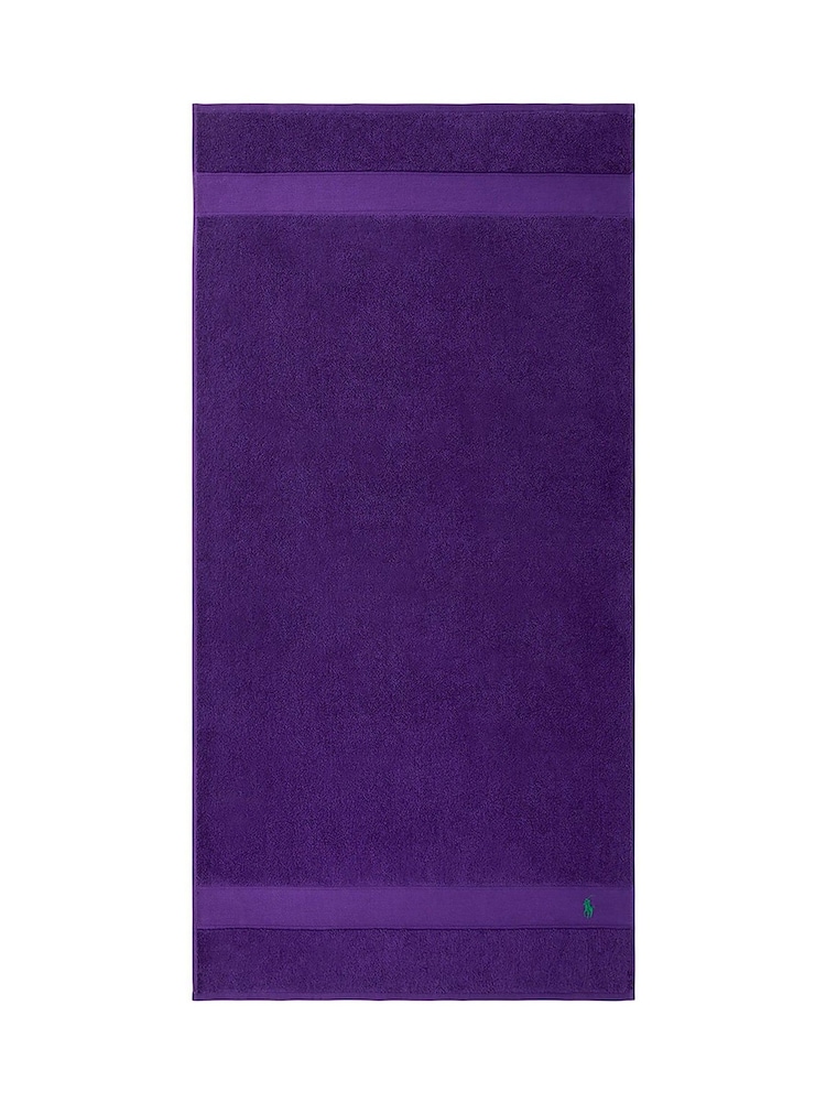 Ralph Lauren Chalet Purple Polo Player Towel - Image 2 of 4 Ralph Lauren Chalet Purple Polo Player Towel - Image 2 of 4