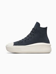 أسود - Converse Chuck Taylor All Star Suede Move Trainers - Image 2 of 7