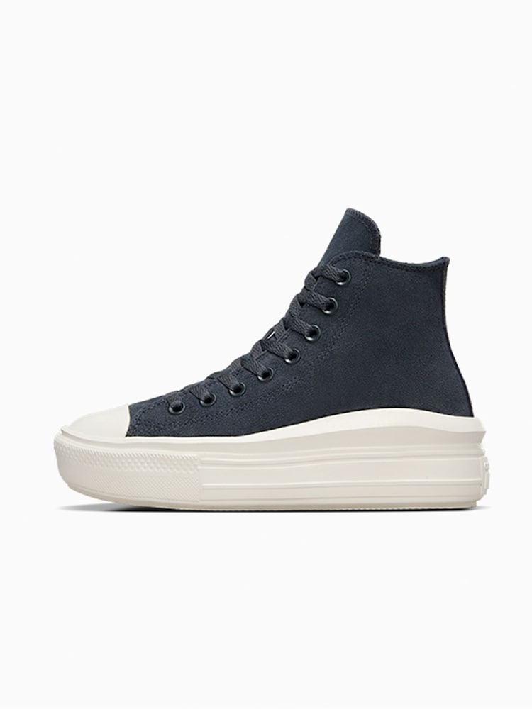 أسود - Converse Chuck Taylor All Star Suede Move Trainers - Image 2 of 7