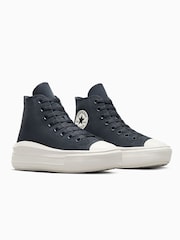 أسود - Converse Chuck Taylor All Star Suede Move Trainers - Image 3 of 7