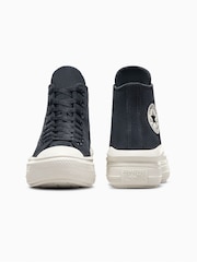 أسود - Converse Chuck Taylor All Star Suede Move Trainers - Image 4 of 7