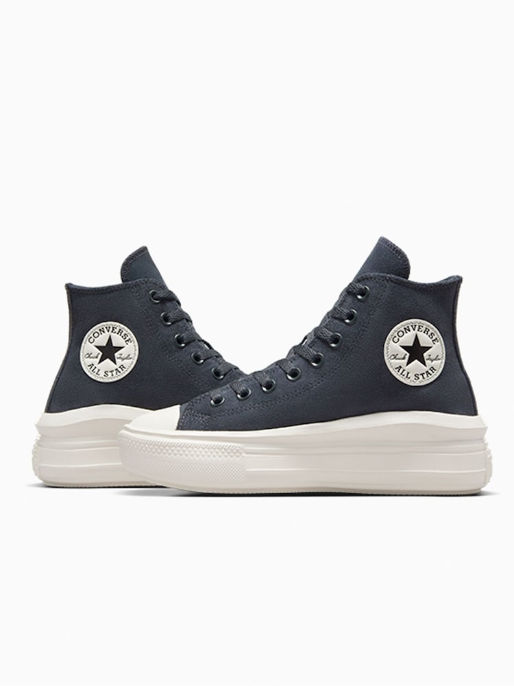 أسود - Converse Chuck Taylor All Star Suede Move Trainers - Image 6 of 7