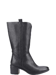 Hush Puppies Whitney Mid Black Boots - Image 1 of 3
