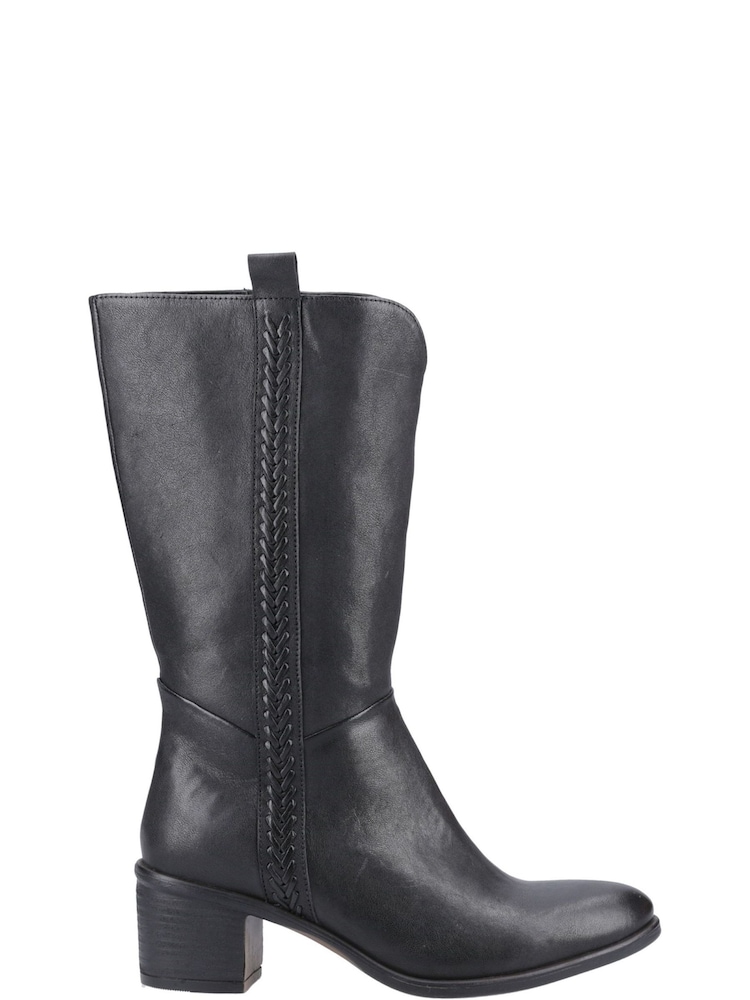 Hush Puppies Whitney Mid Black Boots - Image 1 of 3