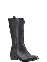 Hush Puppies Whitney Mid Black Boots - Image 2 of 3