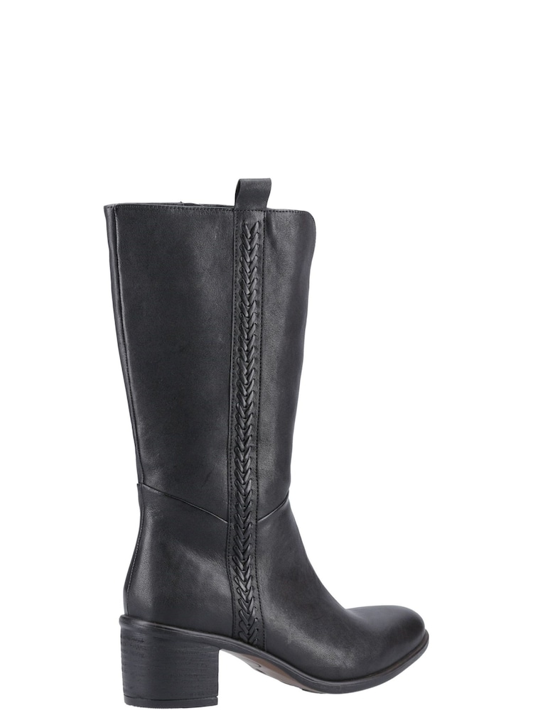 Hush Puppies Whitney Mid Black Boots - Image 3 of 3